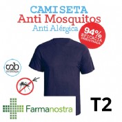 Camiseta antimosquitos stingbye camiseta m/corta   | talla t2 | color marino